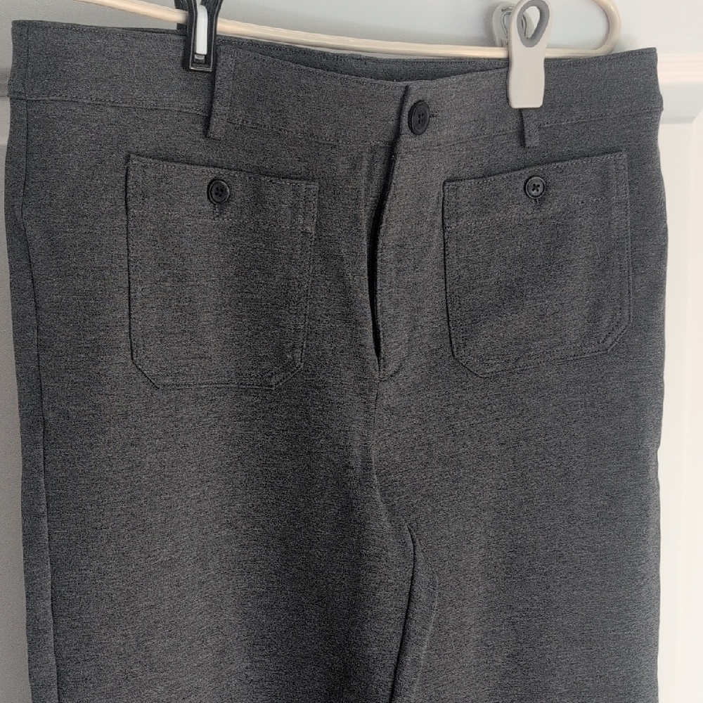 LOFT Women's Dark Gray Stretch Pants